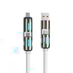 đ„UtolsĂł nap vĂĄsĂĄroljon 3 ingyenes 1 - 4 az 1-ben USB töltĆkĂĄbelt mFish gyorstöltĂ©s 240 W