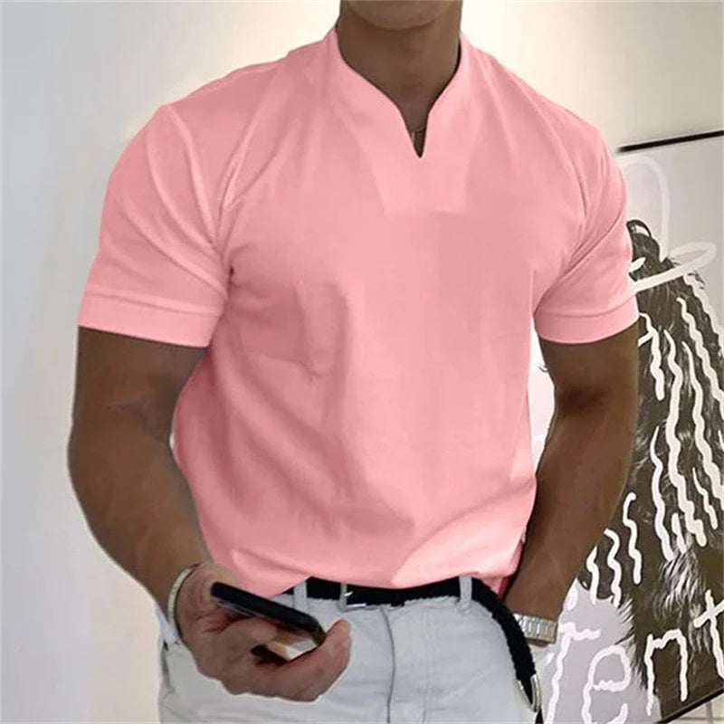 2024 Férfi Gentlemans Business rövid ujjú fitness rövid ujjú
