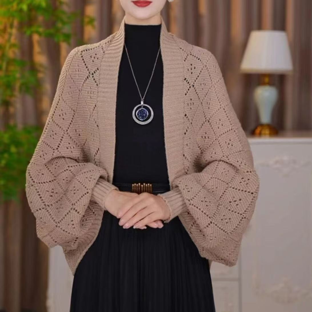 đ„2025 Ăj divatđ„KivĂĄgott kötött sĂĄlkabĂĄt