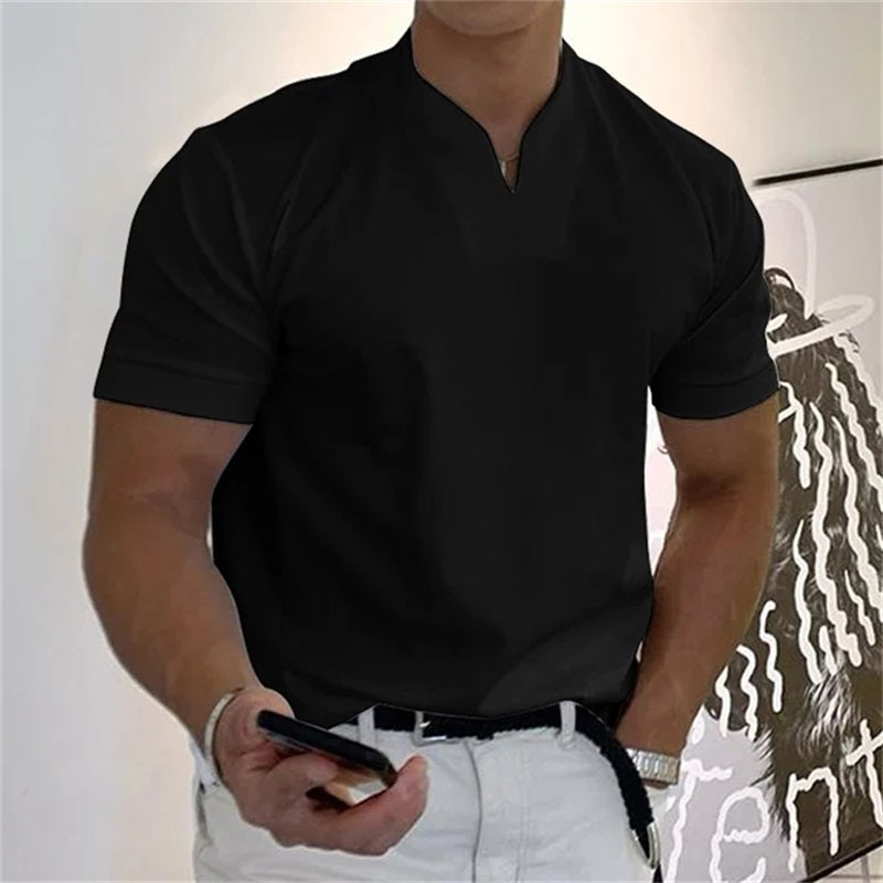2024 Férfi Gentlemans Business rövid ujjú fitness rövid ujjú