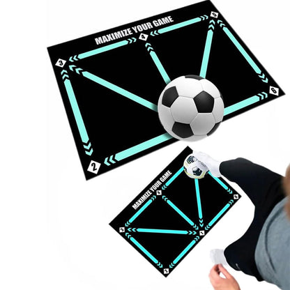 🔥⚽ Minden szintű futball edzőszőnyeghez Csúszásgátló és csendes