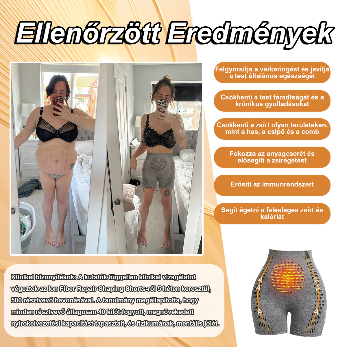 【🩷utánvétel (COD) 🩷】 2025 Baicloud™ MikroVibráló Masszázs Modul Selyem Rövidnadrág Jonizált Szálakkal Javító és Formáló🥰