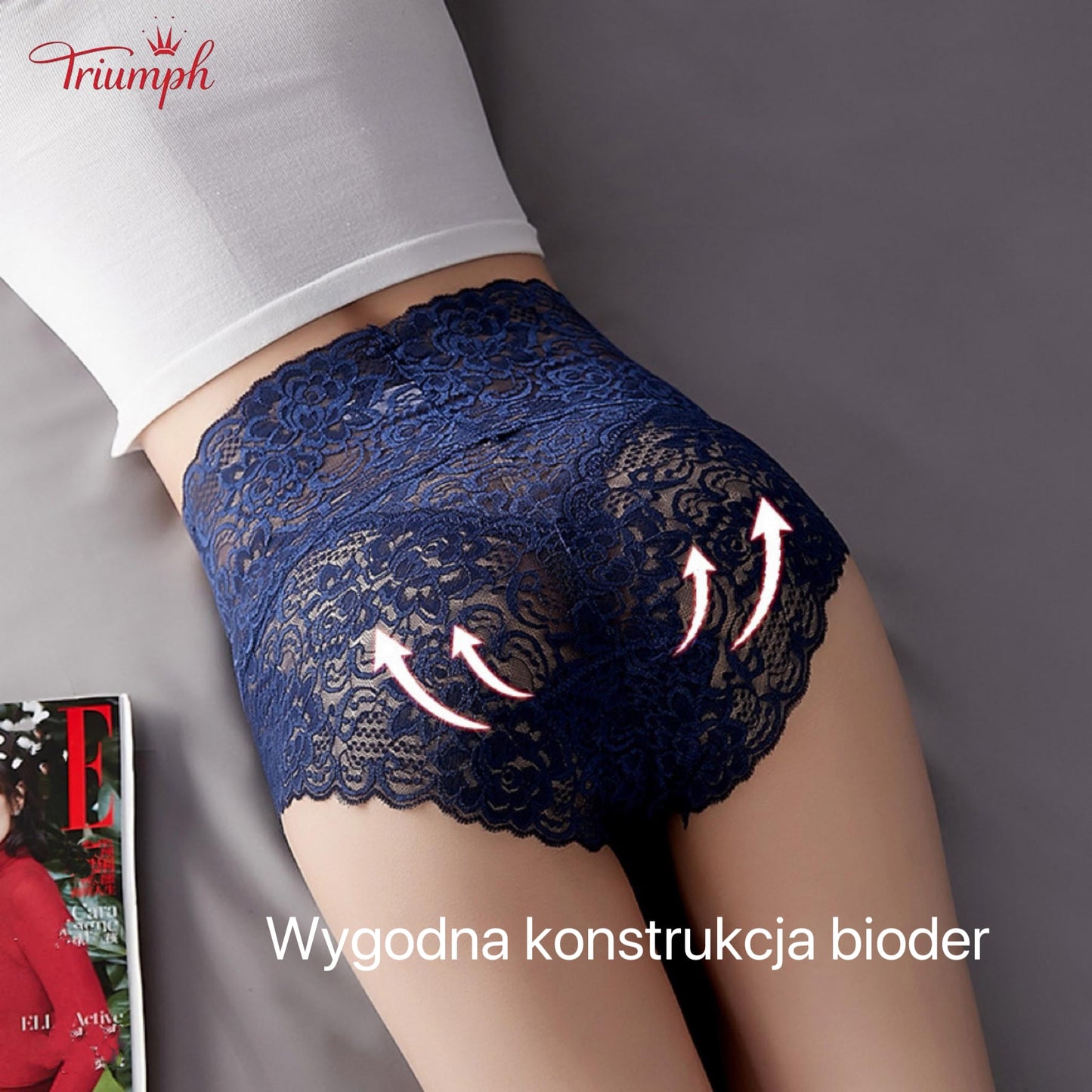 Triumph - Szexi csipkés bugyi, 4 darabos szett, népszerű csipke, luxus, 40-110kg-os testsúlynak megfelelő.