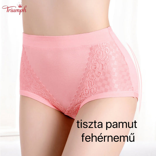 Triumph - 4 darabos pamut alsónemű készlet, hasplasztika, fenékemelés, nagy rugalmasságú