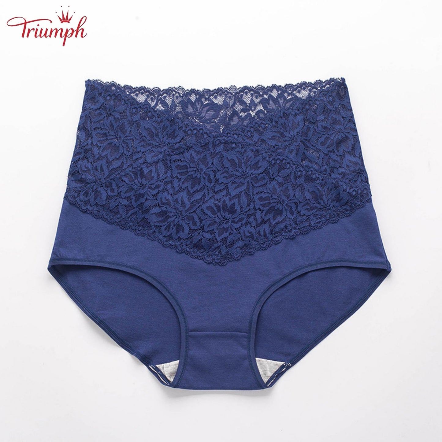 Triumph -4 darabos szett magas derekú csipkés v-bugyi a kényelemért és puhaságért.