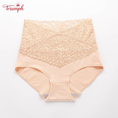 Triumph -4 darabos szett magas derekú csipkés v-bugyi a kényelemért és puhaságért.