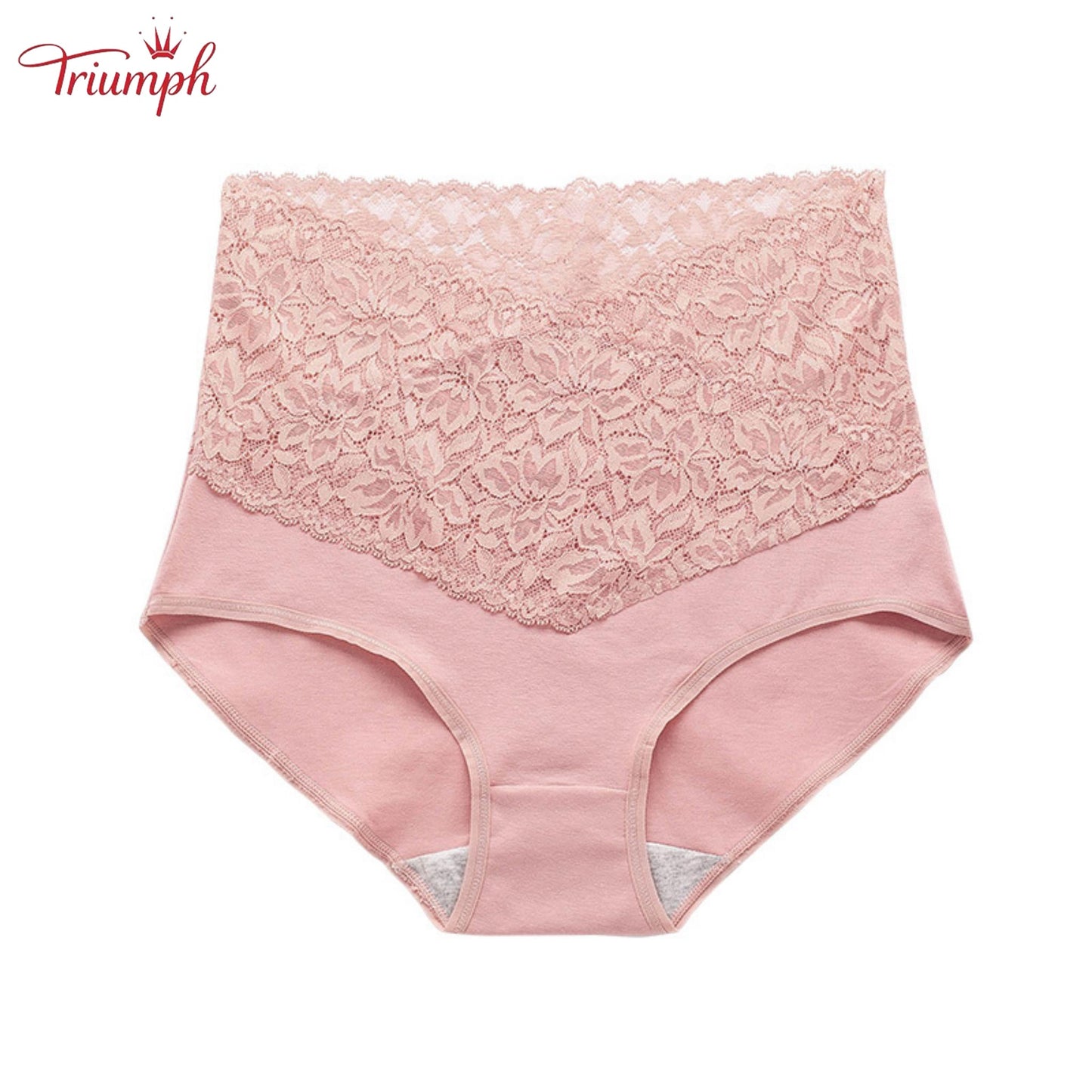 Triumph -4 darabos szett magas derekú csipkés v-bugyi a kényelemért és puhaságért.