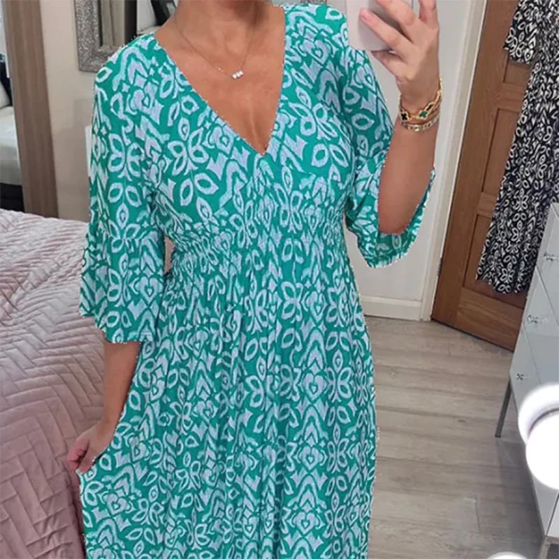【S-5XL】👗Női V-nyakú alkalmi derékszoknya szoknya