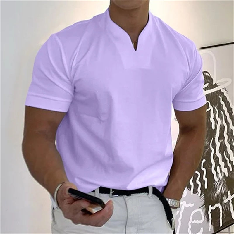 2024 Férfi Gentlemans Business rövid ujjú fitness rövid ujjú