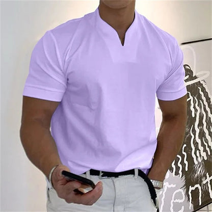 2024 Férfi Gentlemans Business rövid ujjú fitness rövid ujjú