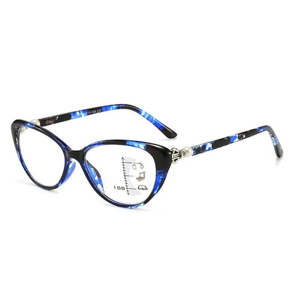 NŐI DIVATOS CAT EYE ZOOM HD ANTI-BLUE FÉNY OLVASÓSZEMVEGEK
