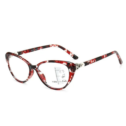 NŐI DIVATOS CAT EYE ZOOM HD ANTI-BLUE FÉNY OLVASÓSZEMVEGEK