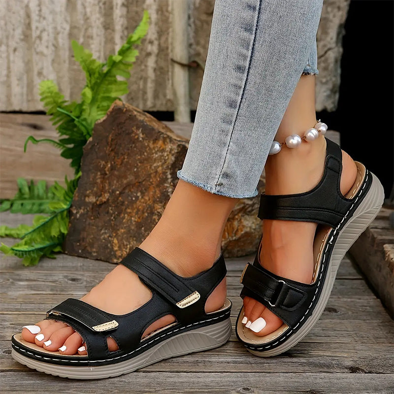 👡Női divatos kivágott platform ékszandálok